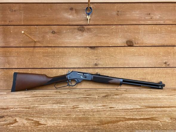 henry steel h009g-360bh .360 buckhammer 20" bbl walnut lever rifle nib