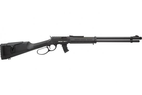 rock island armory, tm22, lever action, 22 lr, 20" barrel, tactical stock with black all-gen stock, adjustable sights, black anodized finish, right...