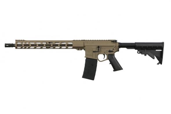 wise arms, wa-15b, 5.56 nato, 16" barrel, flat dark earth finish, collapsible stock, 30 rounds