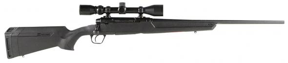 savage arms, axis xp, bolt action rifle, 7mm-08 remington, 22" sporter contour barrel, matte finish, black, polymer stock, 1 magazine, 4 rounds,...