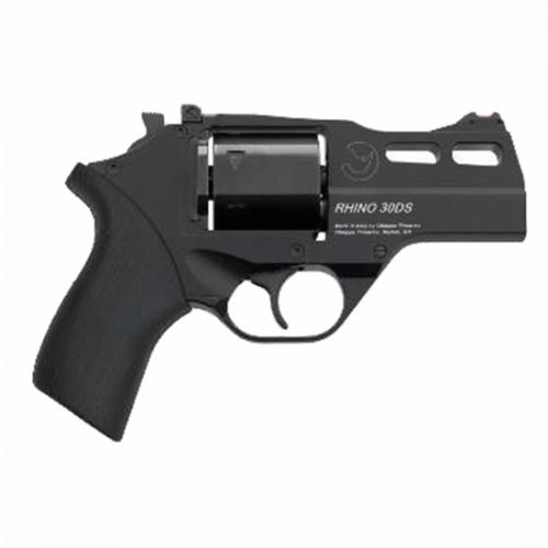 chiappa, rhino 30ds, 357 magnum, 3" barrel, black finish, 6 rounds