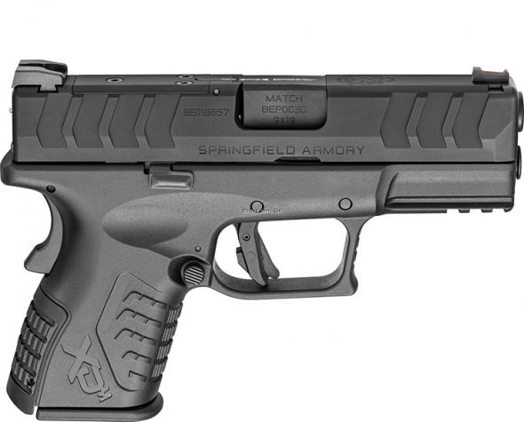 springfield armory, xdm elite osp, 9mm, 3.8" barrel, fiber optic sights, 10 rounds