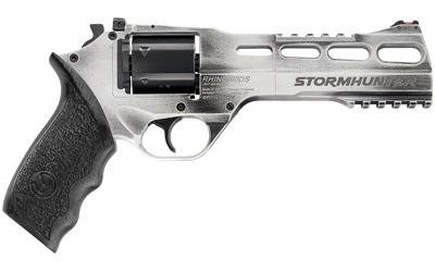 chiappa firearms, rhino 60ds stormhunter revolver, double action/single action, 357 magnum, 6" barrel, alloy, stormhunter finish, white, black...