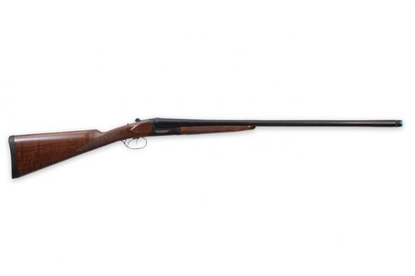 weatherby, orion side by side shotgun, 28 gauge, 28" barrels, 3" chamber, wood stock, 2 rounds