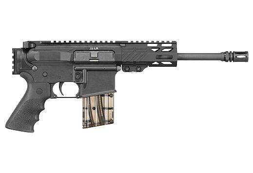 rock river arms, lar-22 hybrid pistol, 22 lr, 9" barrel, no brace, black finish, flash hider, 10 rounds