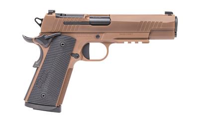 sig sauer, 1911 x series, single action only, semi-automatic, 1911, full size, 45 acp, 5" barrel, pvd finish, coyote, optics ready, lok grips g10...