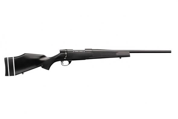weatherby, synthetic compact, 6.5 creedmoor, 20" threaded barrel, black finish, 20 moa rail, synthetic stock, 5 rounds