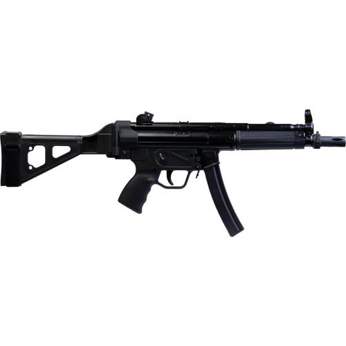 century arms, ap5 pistol, 9mm, 8.9" barrel, black finish, folding brace, 30 rounds