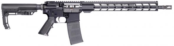 patriot ordnance factory, p-15 base rifle, 5.56 nato, 16.5" barrel, black furniture, full rail, 30 rounds