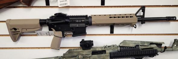 **used-asis** springfield saint ar15 like new