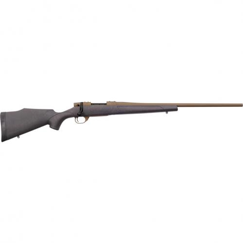 weatherby, vanguard weatherguard, 6.5 creedmoor, 22" threaded barrel, burnt bronze finish, black polymer stock, right hand, 4 rounds