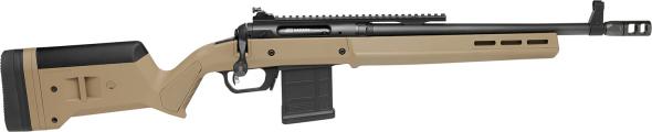 savage arms, 110 magpul scout, 350 legend, 16.5" barrel, magpul hunter stock, iron sights, top rail, flat dark earth, right hand, 10 rounds