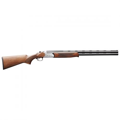 charles daly, 202a, over-under shotgun, 410 gauge, 26" barrels, silver receiver, blued barrels, 2 rounds