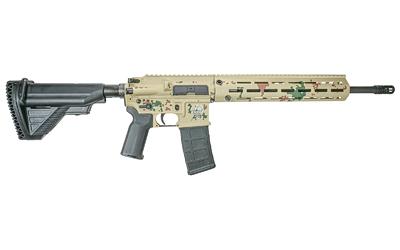 heckler & koch, mr556, 75th anniversary, 556 nato, 16.5" barrel, cerakote finish, tropentarn camo, free float m-lok handguard, adjustable stock, 30...