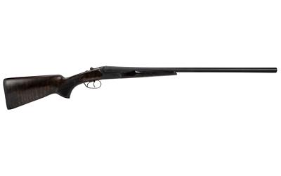heritage, badlander, side-by-side, 12 gauge, 3" chamber, 28" barrels, matte finish, black, turkish walnut stock, bead sight, 2 round, includes 4...