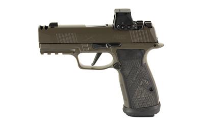 sig sauer, p365 axg legion, semi automatic, 9mm, 3.1" barrel, legion gray cerakote finish, romeo-x compact red dot, g10 grips, xray3 sights,...