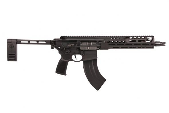 sig sauer, mcx pistol, 7.62x39, 11.5" barrel, brace, black finish, 28 rounds