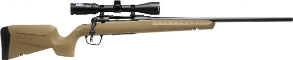 savage arms, axis ii xp compact, 400 legend, 20" barrel, 3-9x40 scope package, black finish, flat dark earth stock, right hand, 4 rounds