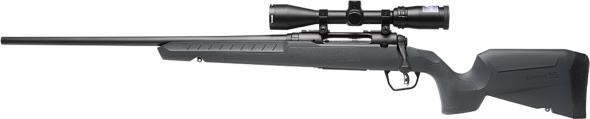 savage arms, axis ii xp compact, 223 remington, black and gray, magnified scope 3-9x40 package, left hand, 4 rounds