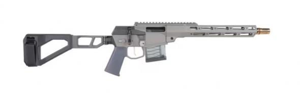 q, mini fix, bolt action pistol, 223 remington/556nato, 12" threaded barrel, folding pistol brace, ambidextrous safety, gray, 10 rounds