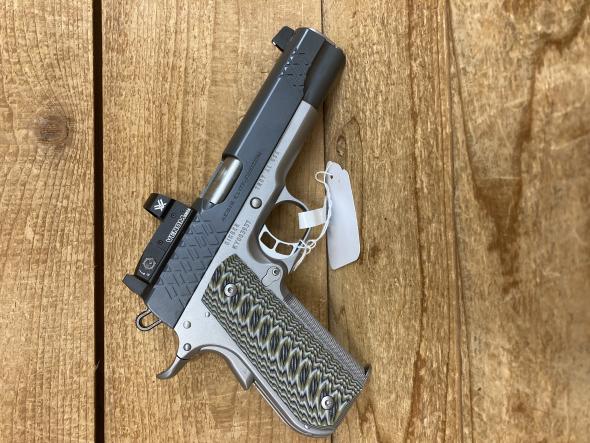 kimber aegis elite custom optic ready blk 9mm 5" 8rd w/ vortex red dot