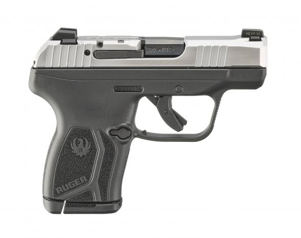 ruger lcp max 380auto 2.8in barrel 10rd black/stainless ca compliant 13748