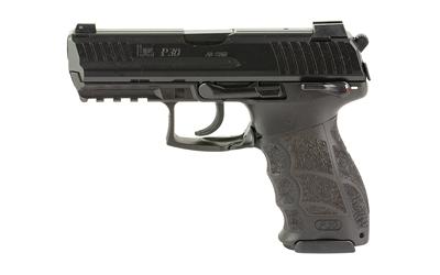 heckler & koch, p30 s, semi-automatic, v3 da/sa, full size, 9mm, 3.85" barrel, manual safety, matte finish, black, front night sight, 2 magazines, 10...