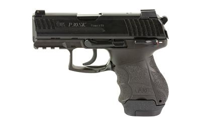 heckler & koch, p30 subkompact s, semi-automatic, v3 da/sa, compact, 9mm, 3.27" barrel, matte finish, black, manual safety, front night sight, 2...