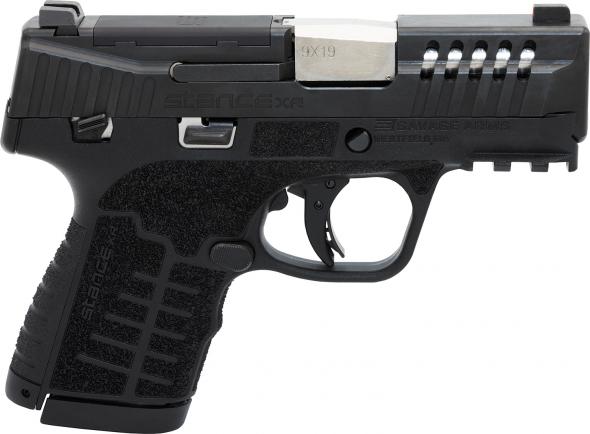 savage, stance xr, 9mm, 3.2" barrel, manual safety, black finish, 13 rounds