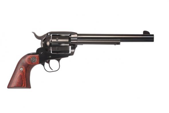ruger, vaquero, 357 magnum, 7.5" barrel, black finish, wood grips, 6 rounds