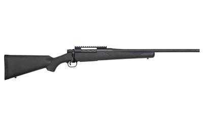 mossberg, patriot, bolt action rifle, 7mm prc, 20" threaded barrel, spiral fluted, matte finish, black, 3 rounds