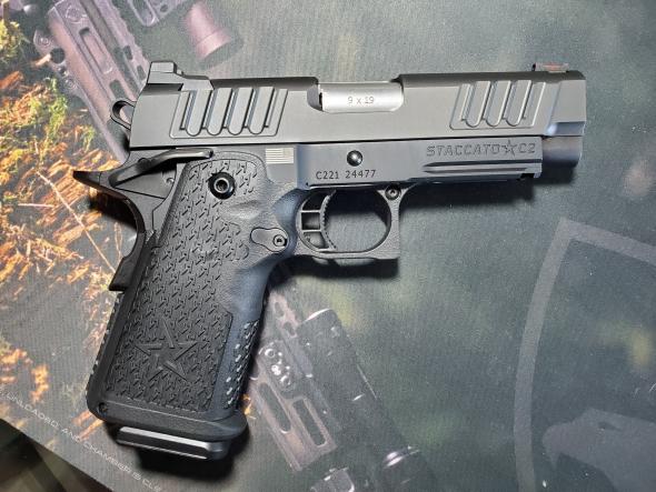 staccato c2 2011 3.9" 9mm ss bbrl, non optic ready ** in stock **