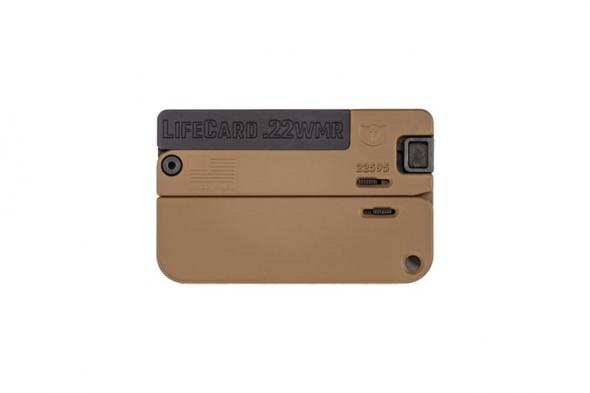 trailblazer firearms, lifecard, 22 wmr, 2.5" barrel, barrett brown, 1 round