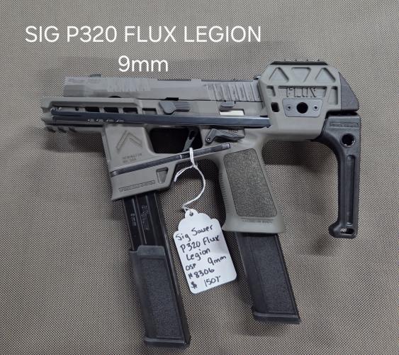 sig p320 flux 9mm 30r xray