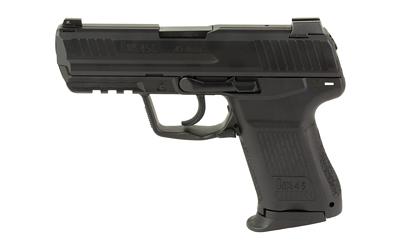 heckler & koch, hk45c, semi-automatic, v7 lem-dao, compact, 45 acp, 3.94" barrel, matte finish, black, manual safety, front night sight, 8 rounds, 2...