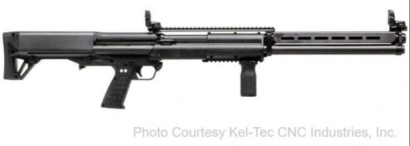 slightly used ksg-25 pump action shotgun, 12 ga. 3" chamber, 25-shot, 30.5" barrel