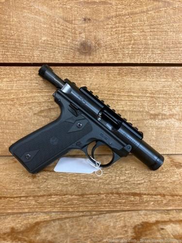 ruger mark iv 22/45 tactical rimfire black 3" pistol 3mag