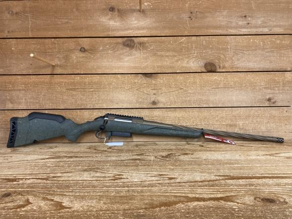 ruger am pred rifle gen ii grn splatter 6mm cm 22" brl 3-rds