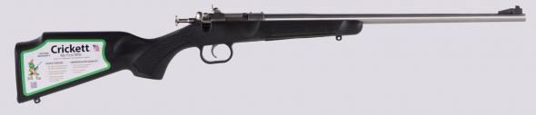 crickett ksa2295 youth rifle, 22wmr, 16" barrel, single shot bolt action