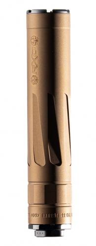 dead air armament, ruger rxd 22ti, suppressor, 22 caliber, 6al4v titanium construction, cerakote finish, burnt bronze, includes 1/2x28 xrf muzzle...