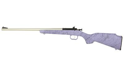 keystone sporting arms, crickett, bolt action rifle, compact, 22 lr, 16.1" barrel, stainless steel, purple stock, single shot