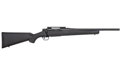 mossberg, patriot, bolt action rifle, 6.5 creedmoor, 18" threaded barrel, spiral fluted, matte finish, black, 4 rounds