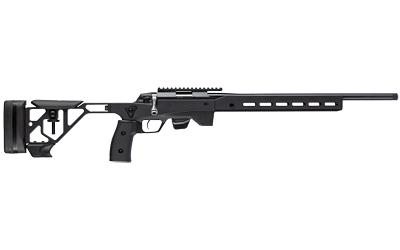 tikka, t3x ace target, bolt action rifle, 308 winchester, 24" threaded barrel, 5/8-24 thread pitch, modular chassis, cerakote finish, black, 10...
