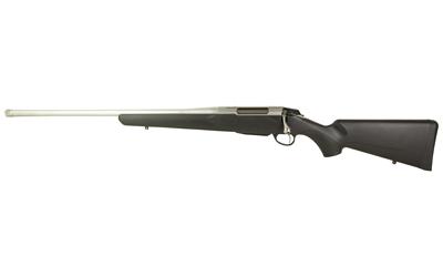 tikka, t3 lite, stainless synthetic, bolt action rifle, 6.5 prc, 24" barrel, threaded 5/8x24, stainless finish, black synthetic stock, single stage...