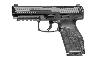 heckler & koch, vp9a1 f, semi-automatic, striker fired, fullsize, 9mm, 4.5" barrel, matte finish, black, optics ready, front night sight, 2 magazines...