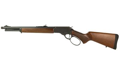 rossi, r95 trapper, lever action rifle, 45 long colt, 16.5" barrel, oxide finish, black, buckhorn rear sights, drift adjustable front sight, wood...
