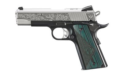 ruger sr1911 lightweight commander mayodan, nc edition (16704) .45 acp 4.25" 7+1 black/engraved ss