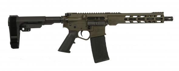 wise arms wa-15b 5.56 nato, olive drab green, 10.5" barrel, 30 rounds, sba3