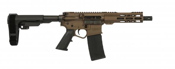 wise arms wa-15b 300 blackout, bronze, 7.5" barrel, sba3, 30 rounds