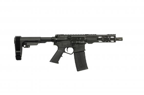 wise arms wa-15b 5.56mm, black, 7.5" barrel, sba3, 30 rounds